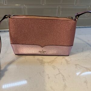 Kate Spade Lola Rose Pink Glitter Crossbody Handbag WKR00081 Beautiful 😍